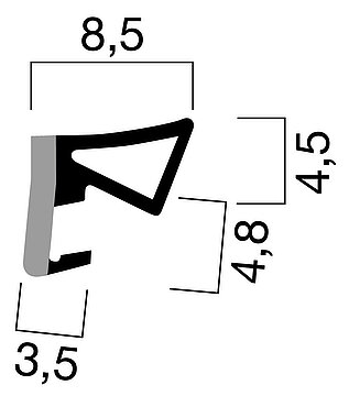 Profilquerschnitt
2616 (M 1:1)